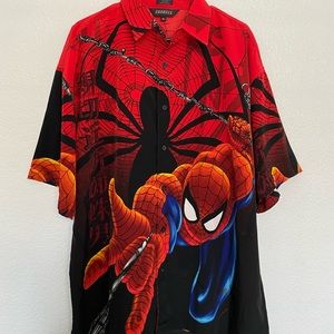 Changes Spider-Man Button Shirt